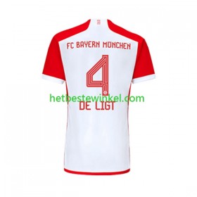 Bayern München Matthijs de Ligt 4 Voetbalshirts Thuis 2023-24